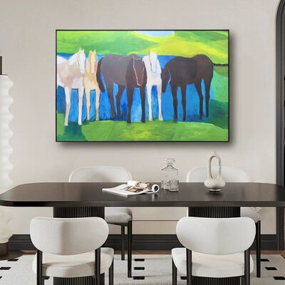 Rich and vibrant colors Printed Oil Painting Animal Art for Home Wall Decor
