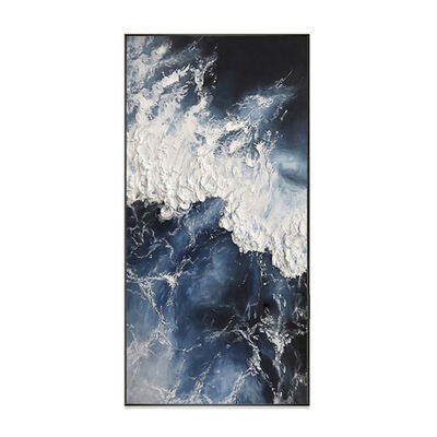 Large Size Gold Foil Modern Abstract Hand Painted Oil Painting Canvas Wall Art