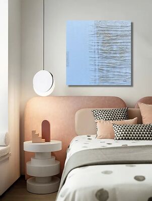 Modern Abstract Handmade Oil Painting with Thick Texture for Canvas Wall Art