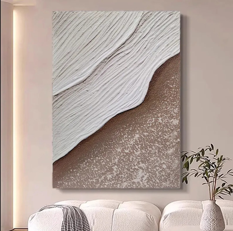 3D Sandstone Painting  Handmade Oil Painting On Canvas For Home Decoration Wall Art