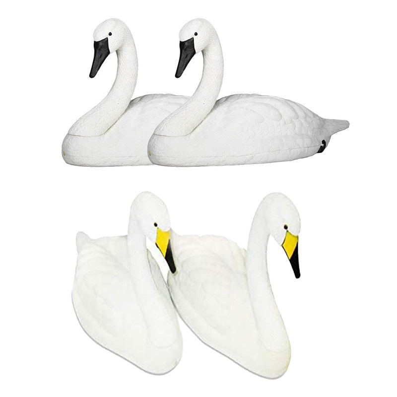 Rester Body Style Hunting Decoy Lifelike Plastic Life Size Swan Decoy for Geese Hunting